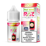 Pod Juice x RAZ Series Nicotine Salt E-Liquid 30mL (MSRP $19.99)