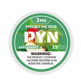 PYN Nicotine Pouches - 25 Pouches Per Can/Pack of 5 Cans (MSRP $5.99 Each)