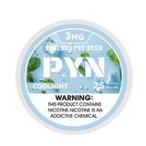PYN Nicotine Pouches - 25 Pouches Per Can/Pack of 5 Cans (MSRP $5.99 Each)