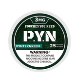 PYN Nicotine Pouches - 25 Pouches Per Can/Pack of 5 Cans (MSRP $5.99 Each)