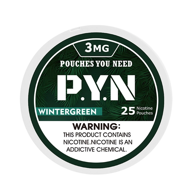 PYN Nicotine Pouches - 25 Pouches Per Can/Pack of 5 Cans (MSRP $5.99 Each)