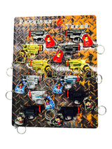 Techno Torch 12ct Revolver Lighter Keychain Display