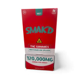 Smak'D THC Gummies 120000MG - Single Count / Display of 60