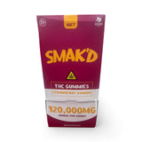 Smak'D THC Gummies 120000MG - Single Count / Display of 60