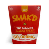 Smak'D THC Gummies 60000MG - Single Count / Display of 30