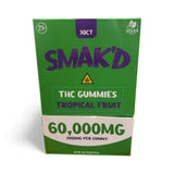 Smak'D THC Gummies 60000MG - Single Count / Display of 30