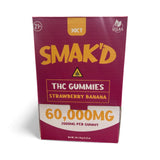 Smak'D THC Gummies 60000MG - Single Count / Display of 30