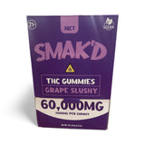 Smak'D THC Gummies 60000MG - Single Count / Display of 30