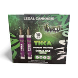 Narcd THCA Premium Pre-Rolls 3G 2 Pack / Display of 10
