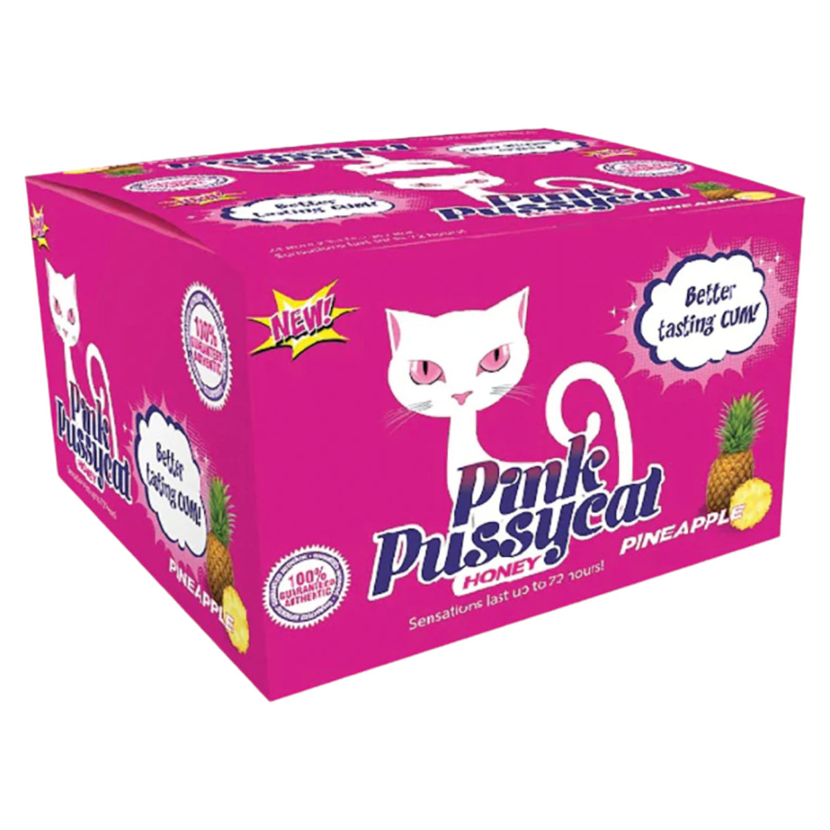 Pink Pussycat Honey Male Enhancement 24 Sachets Display (MSRP $5.99ea)