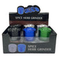 Plain Herb Grinders 12ct Display (MSRP $7.99ea)