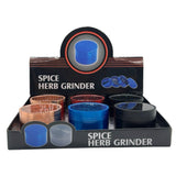 Plain Herb Grinders 6ct Display (MSRP $10.99ea)