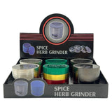 Plain Herb Grinders 6ct Display (MSRP $10.99ea)