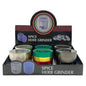 Plain Herb Grinders 6ct Display (MSRP $10.99ea)