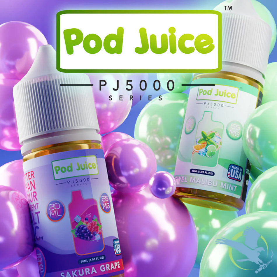 Pod Juice PJ5000 Series Nicotine Salt E-Liquid 30mL