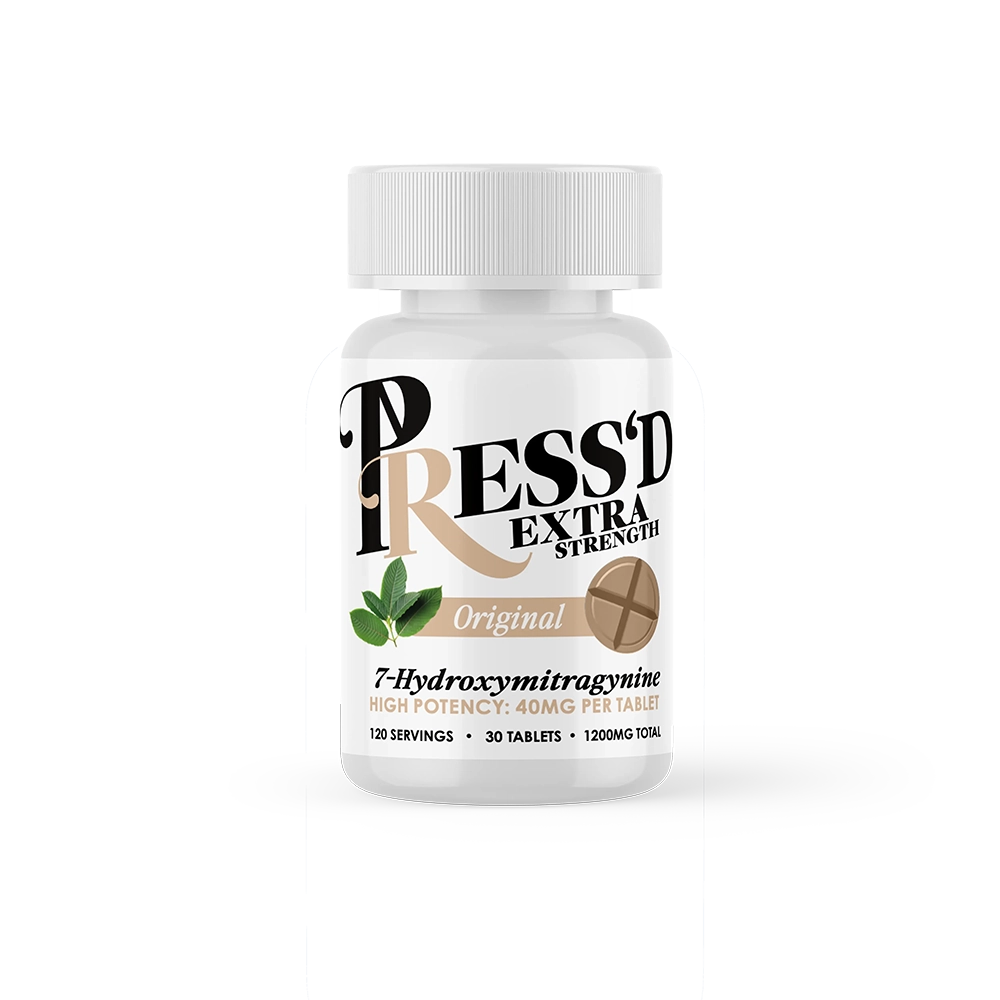 Press'D Extra Strength 7-Hydroxymiragynine 30ct Tablets - Original