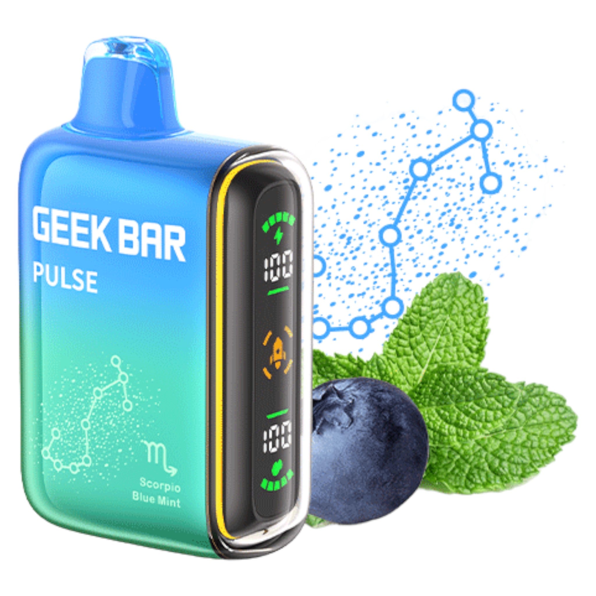 Geek Bar Pulse 15K Puffs Disposable Vape - Display of 5 (MSRP $29.99 Each)