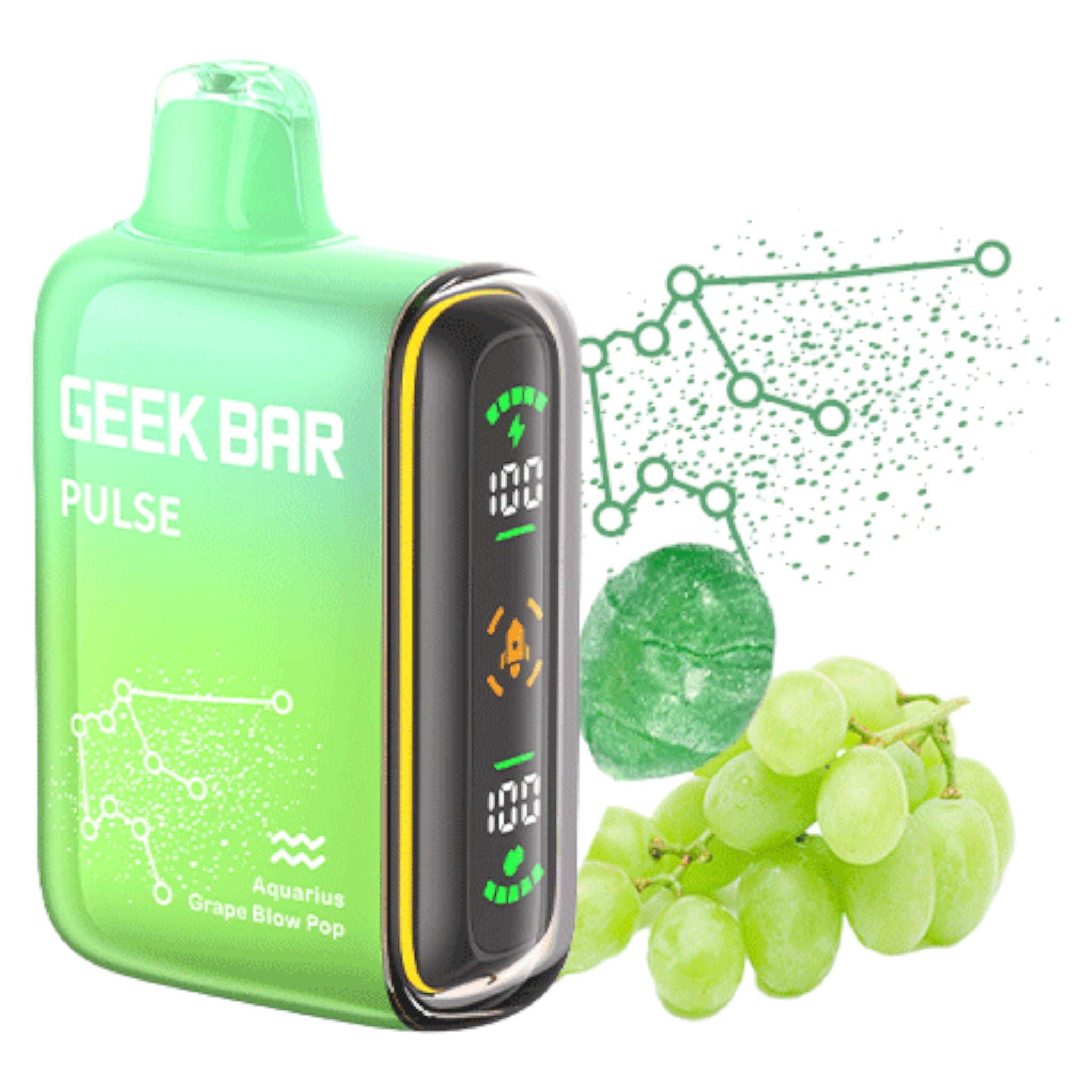 Geek Bar Pulse 15K Puffs Disposable Vape - Display of 5 (MSRP $29.99 Each)