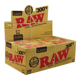 RAW 300's Classic Rolling Paper 1 1/4 - Pack of 20