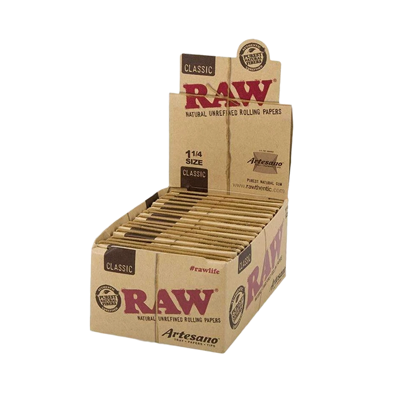 RAW Classic Artesano Papers 1 1/4 Size - Display of 15