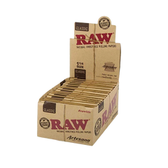 RAW Classic Artesano Papers 1 1/4 Size - Display of 15