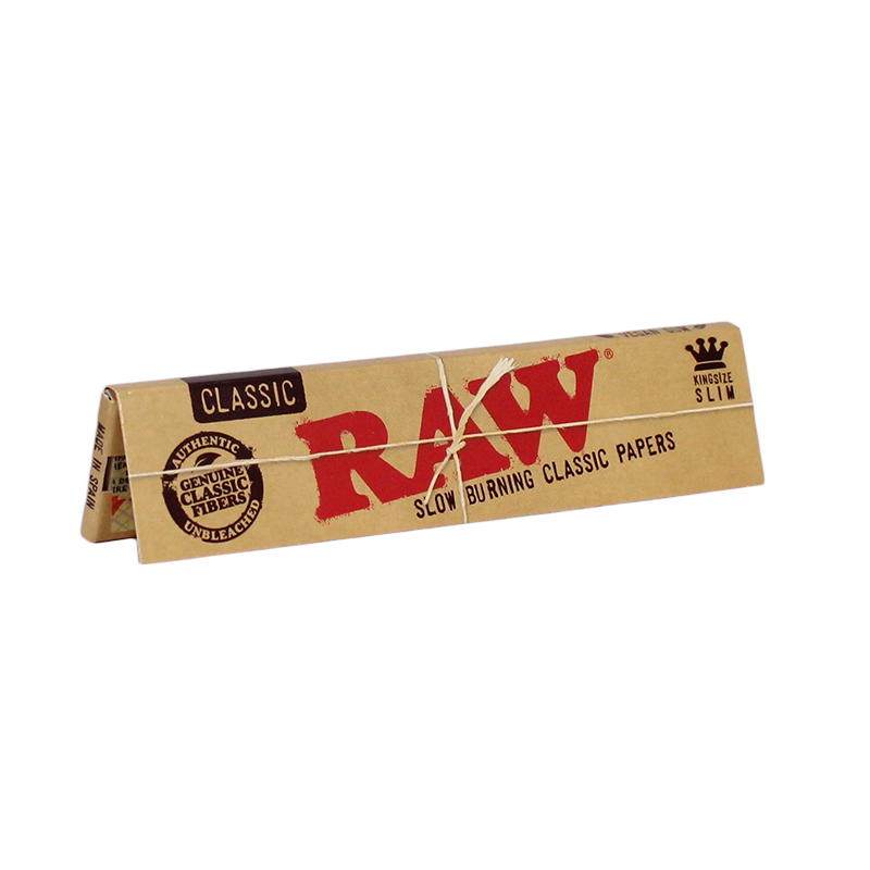 RAW Classic Papers King Size Slim - Display of 50