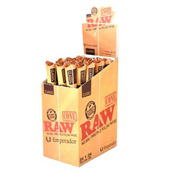 RAW Classic Cones Emperador - Display of 24