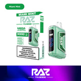Raz TN9000 Disposable Vape - Display of 5 (MSRP $19.99 Each)
