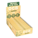 OCB Bamboo Rolling Papers 1 1/4" - Display of 24