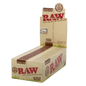RAW Organic Hemp Papers Single Wide - Display of 25