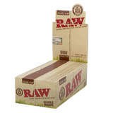 RAW Organic Hemp Papers Single Wide - Display of 25