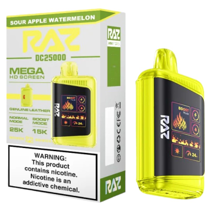 Raz LTX 25000 Disposable Vape - Display of 5 (MSRP $29.99 Each)