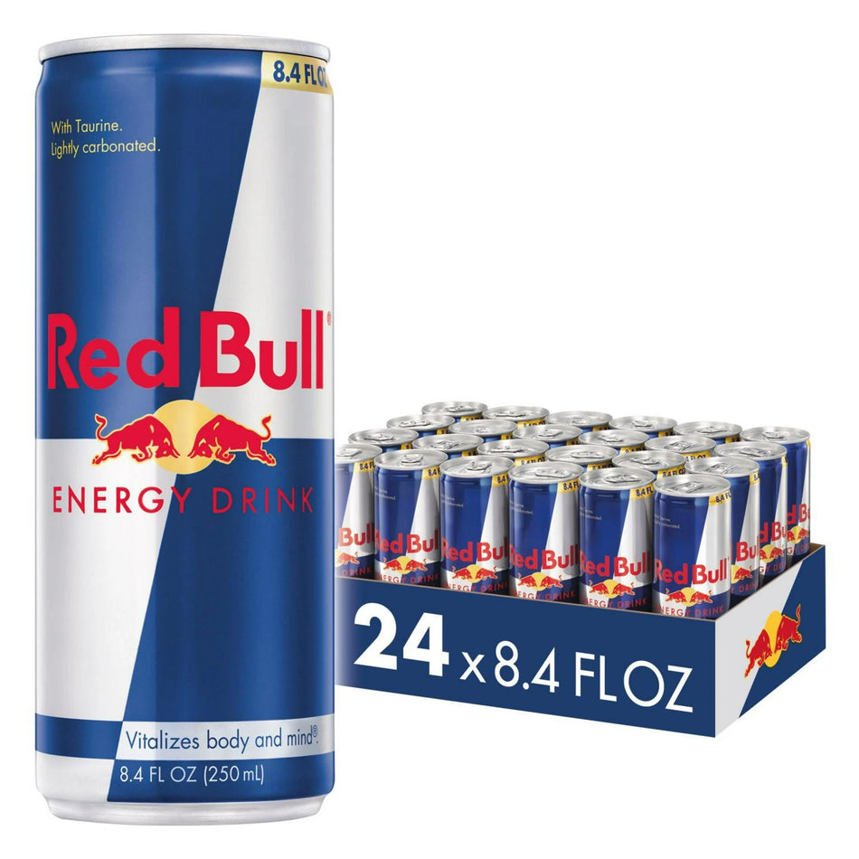 Red Bull Energy Drink 8.4oz 24ct Case (MSRP $2.49ea)