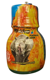 Rhino 7 Platinum 400K Male Enhancement Shots - Display of 12 Shots (MSRP $4.99 Each)