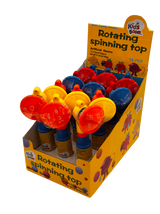 Kids Boom Rotating Spinning Top - Display of 12 (MSRP $5.99 Each)