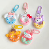 Happy Kitty Donut Characters Key Chains - Bag of 12