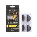 SMOK Nord 6 Empty Replacement Pod - Pack of 2