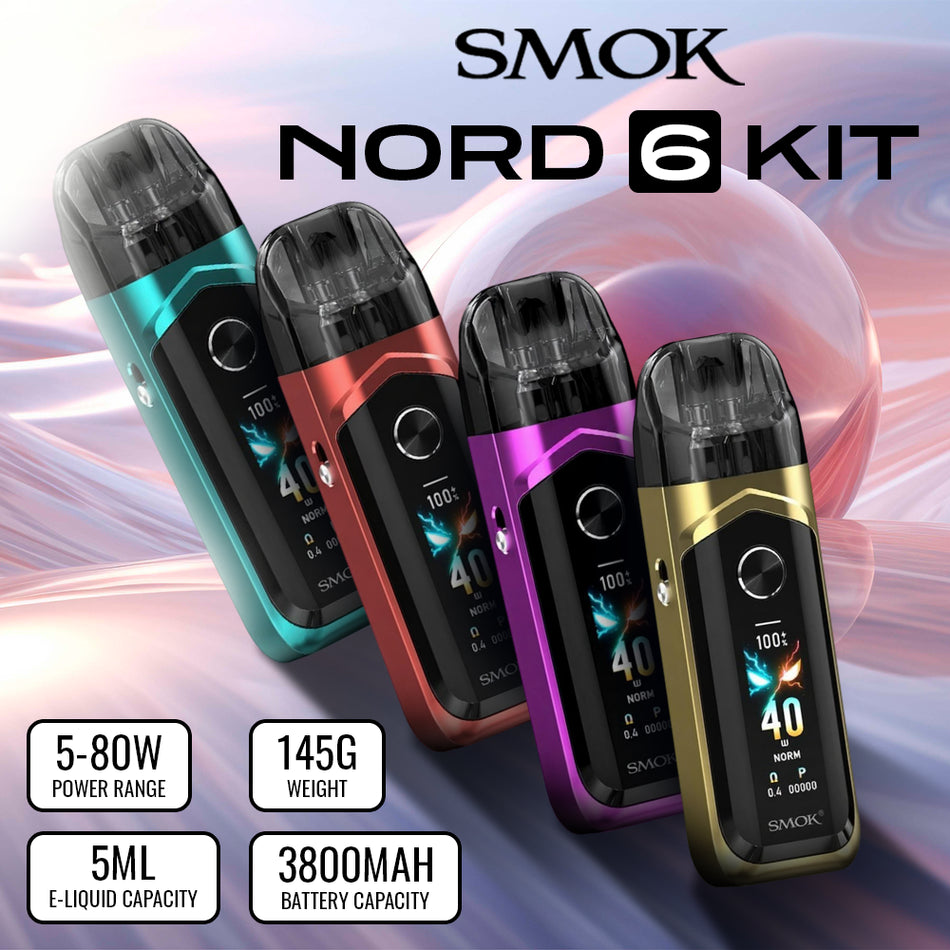 SMOK Nord 6 3800mAh Pod System Kit
