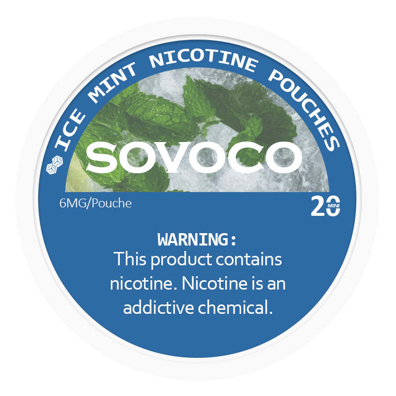 Sovoco Nicotine Pouches - Sleeve of 5 (MSRP $4.99 Each)