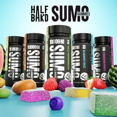 Half Bak'd Sumo Delta 9 + THC-P + THC-A 10000mg - 25CT | Display of 6