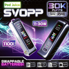 Pod Juice SVOPP 1100mAh Battery Device - Display of 5 (MSRP $14.99 Each)