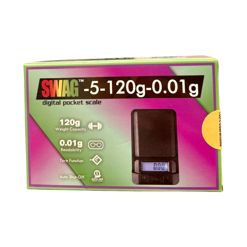 SWAG Digital Pocket Scale - 5 - 120g x 0.01g (MSRP $13.99)
