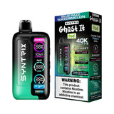 Syntrix Ghost It 40K Puffs Disposable Vape - Display of 5