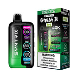 Syntrix Ghost It 40K Puffs Disposable Vape - Display of 5