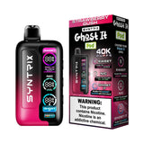 Syntrix Ghost It 40K Puffs Disposable Vape - Display of 5