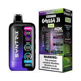 Syntrix Ghost It 40K Puffs Disposable Vape - Display of 5