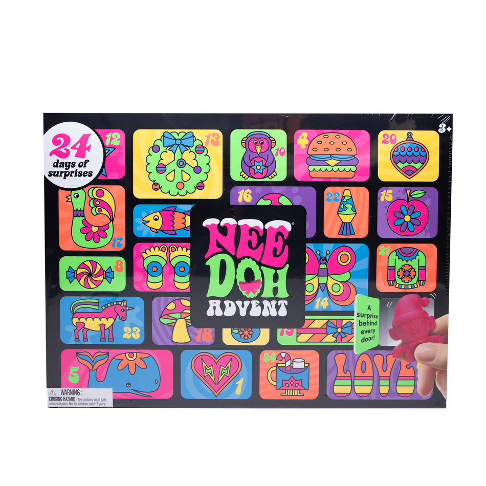 NeeDoh 24 Day Advent Calender Jelly Squeeze Toy - Pack of 1