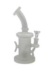 Glass Bong 9in Clean White Design (MSRP $49.99)