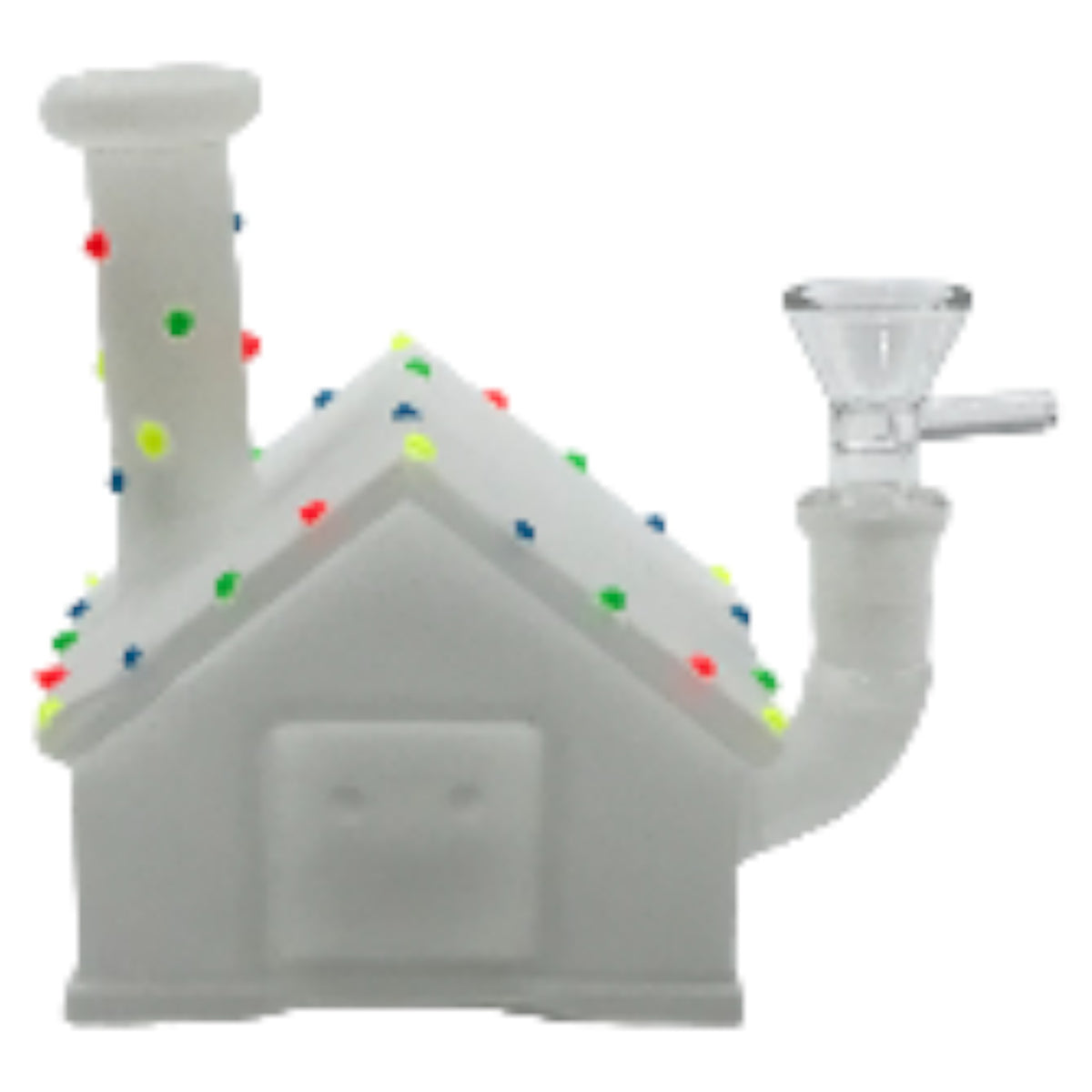 Glass Bong 5in White House Design (MSRP $29.99)