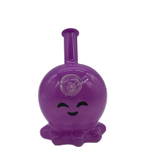 Glass Bong 6in Purple Octopus Design (MSRP $29.99)